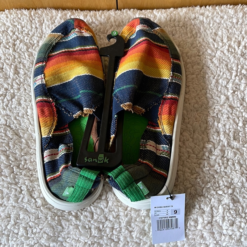 Sanuk Chiba Quest TX.  Slip Ons - Canvas W 10.5 / M 9M